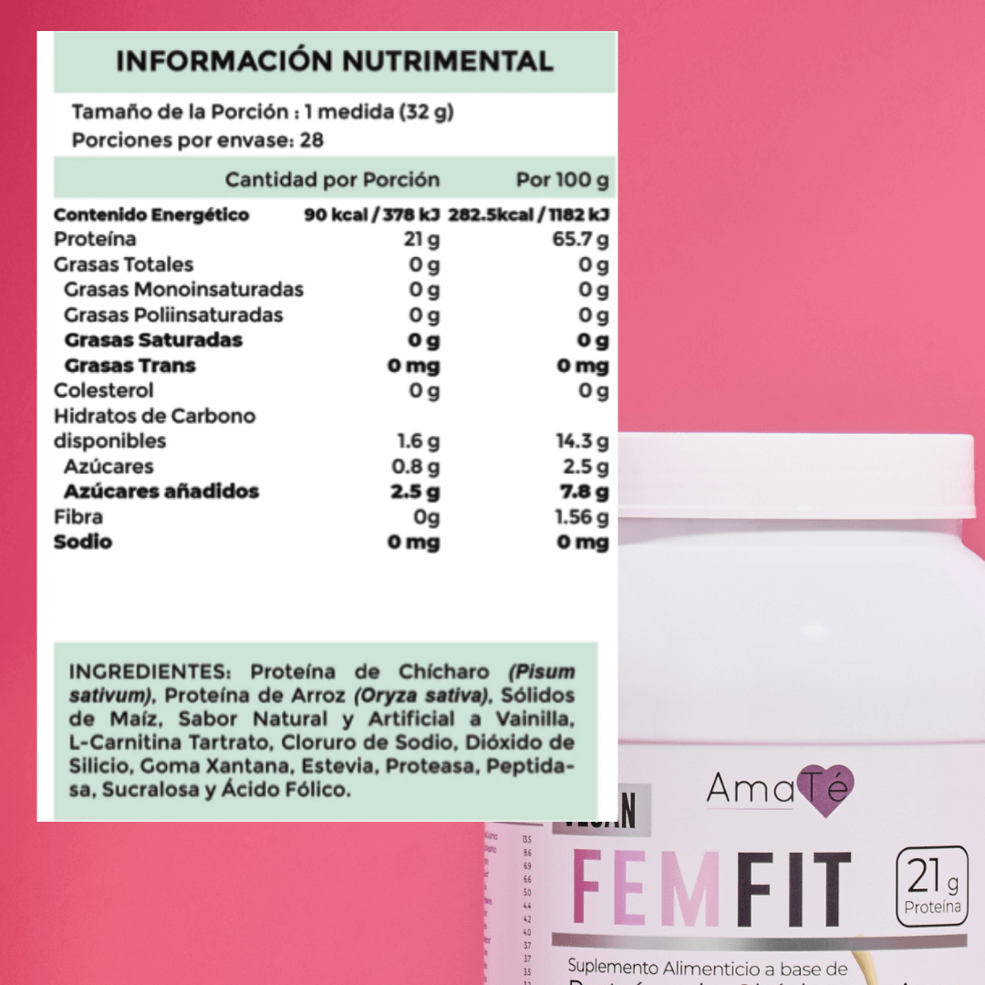 Proteína FEMFIT Vegana