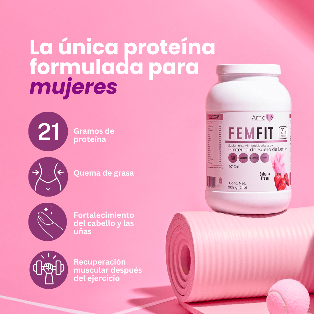 Proteína FEMFIT Chocolate Mexicano Caliente